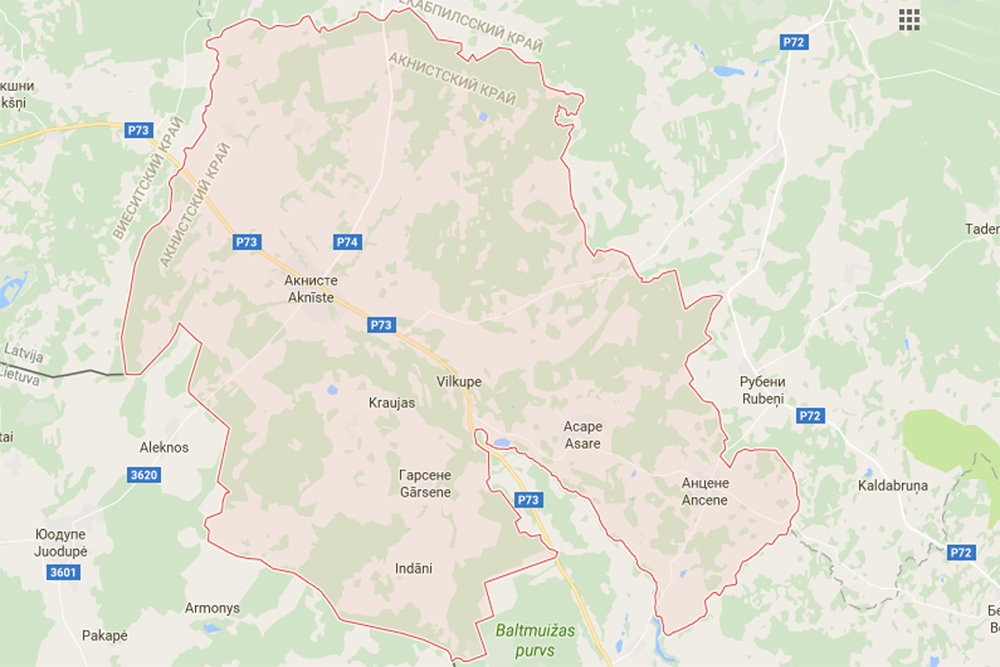 Акнисте – край, выменянный у Литвы