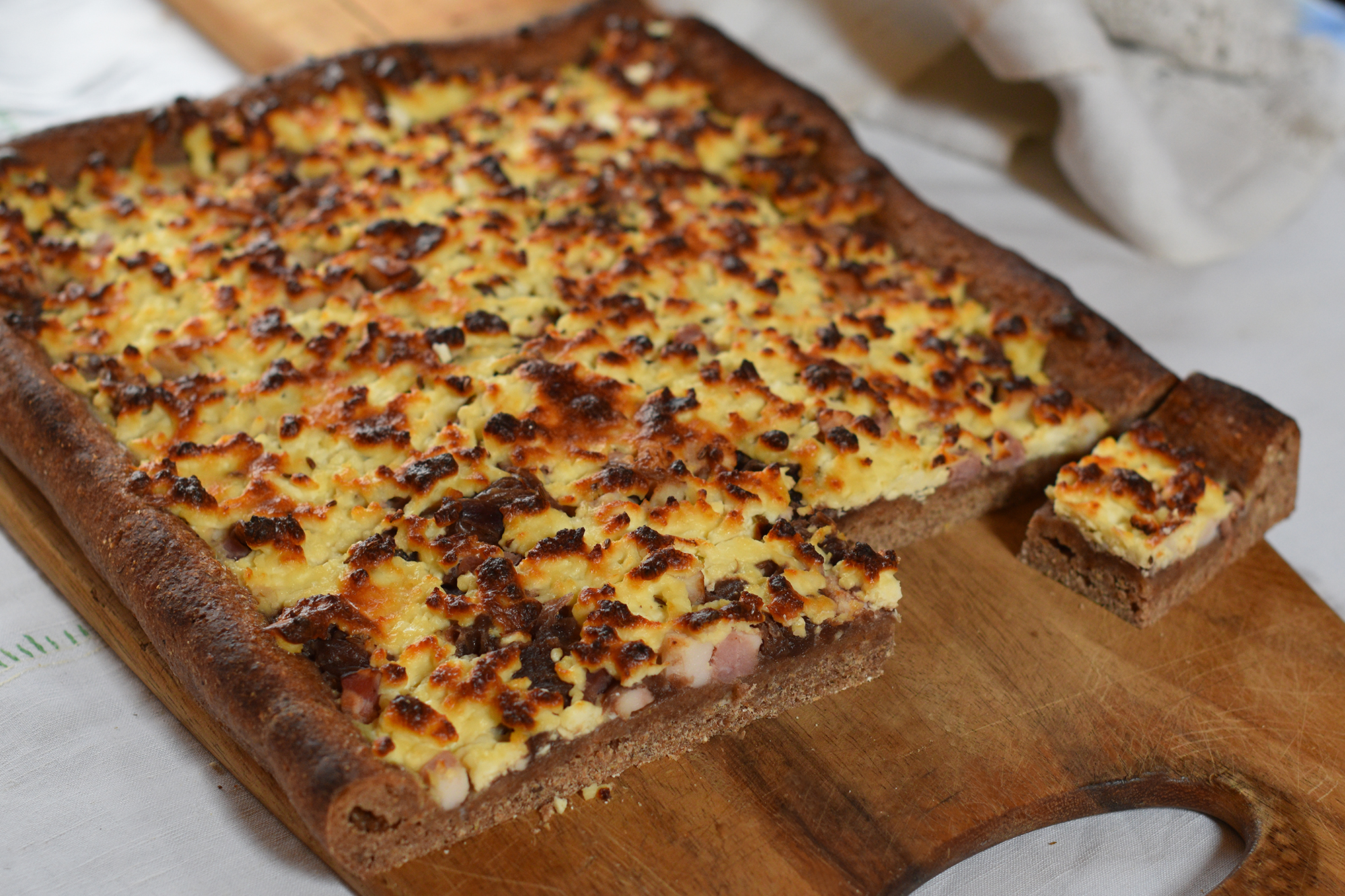 Пастуший пирог из ржаного теста